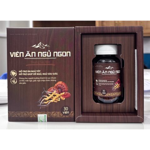 Viên ăn ngủ ngon Hoàng Gia Bảo - Hỗ trợ ăn ngủ tốt, ngủ sâu giấc