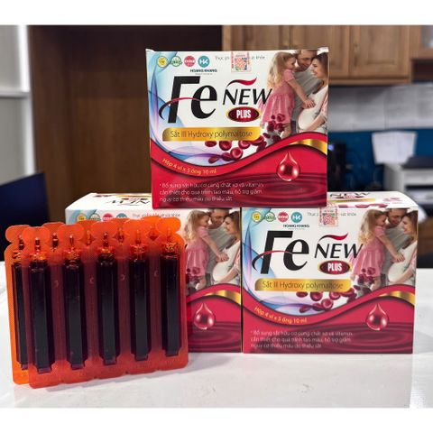 FE NEW PLUS - Sắt ống dùng cho người thiếu máu, thiếu sắt. Dùng được cho PNMT, PNSS