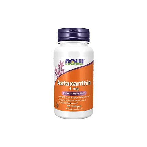 Viên uống chống oxy hoá NOW Astaxanthin 4mg 90 viên 798837