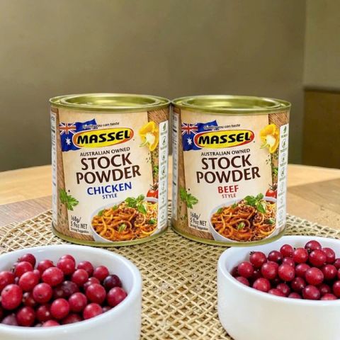 Massel Stock Powder 168g – Bột Nêm Gia Vị Úc Nhiều Vị