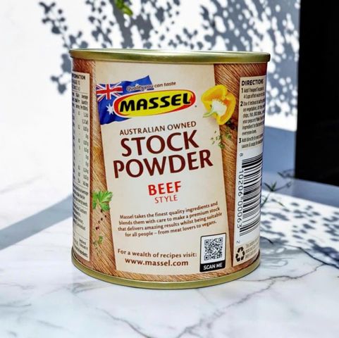 Bột Nêm Massel Stock Powder 168g Từ Úc – Vị Gà, Bò, Rau Quả