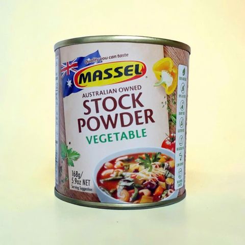 Bột Nêm Massel Stock Powder 168g Từ Úc – Vị Gà, Bò, Rau Quả