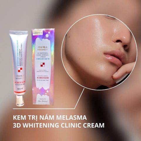 Kem Mờ Nám Sáng Da Melasma-X 3D Whitening Clinic 40ml [hàng nhập khẩu]