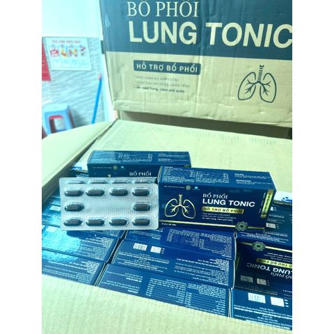 1 hộp Bổ Lung Tonic giúp tăng đề kháng, ngăn nhiễm virus, nhiễm khuẩn hệ hô hấp, giảm cơn ho, bảo vệ phổi.