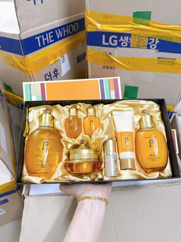Bộ Dưỡng Ẩm Cao Cấp Whoo Vàng Gongjinhyang Special Set 7 Sản Phẩm - Chăm Sóc Da Chống Oxy Hóa, Phù Hợp Mọi Loại Da 798890