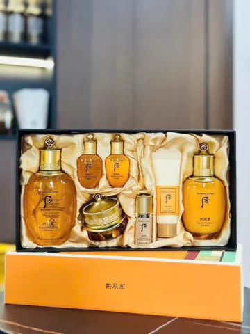 Bộ Dưỡng Ẩm Cao Cấp Whoo Vàng Gongjinhyang Special Set 7 Sản Phẩm - Chăm Sóc Da Chống Oxy Hóa, Phù Hợp Mọi Loại Da 798890