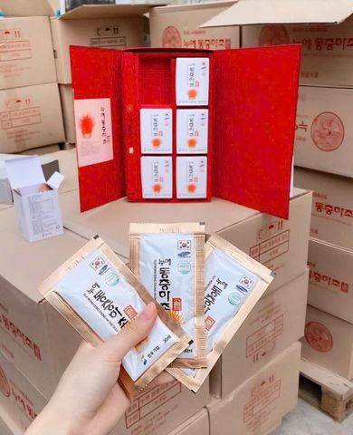 Nước Đông Trùng Hạ Thảo Nongzinsicphum Hàn Quốc Hộp Giấy Đỏ 60 Gói - Tăng cường sức khỏe, bổ dưỡng, hỗ trợ năng lượng 798892