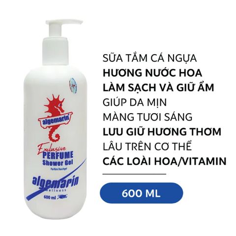 Sữa tắm cá ngựa hương nước hoa Đức Algemarin Perfume Shower Gel 600ml [hàng nhập khẩu]