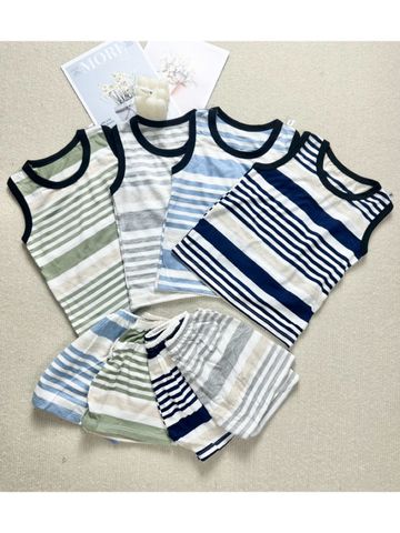 COMBO 3 BỘ ba lỗ cho bé  co giãn 4 chiều 8-18kg