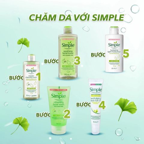 Nước Tẩy Trang Simple Micellar Water được áp dụng công nghệ làm sạch Micellar