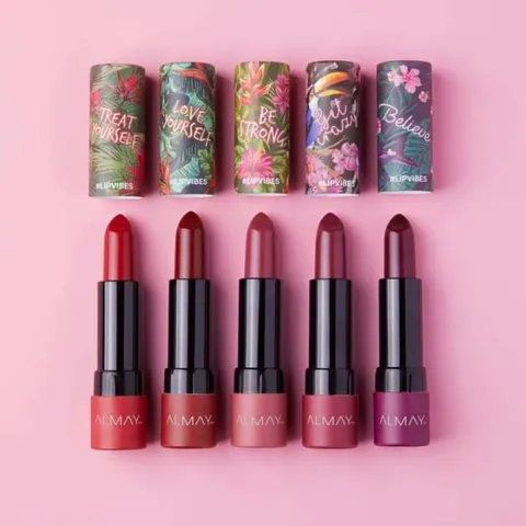 [ MỸ ẢNH THẬT ] Son ALMAY LIPVIBES LIPSTICK love yourself đỏ nâu -  nội địa Mỹ