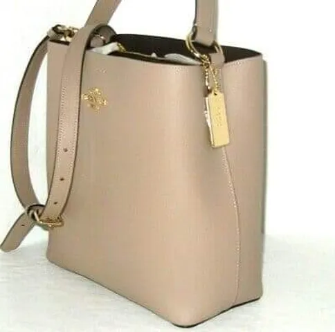 TÚI DA ĐEO VAI NỮ COACH  LEATHER   IN TAUPE 91122