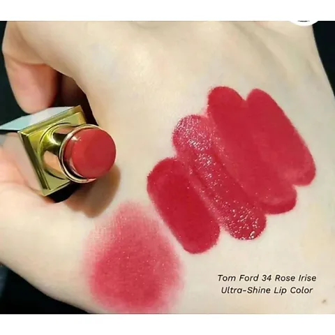 [ XẢ KHO UNOBX MẤT TEM ĐÁY ] ẢNH THẬT Soleil Ultra Shine 34 Rose Irisé mang tông màu đỏ cherry thời thượng