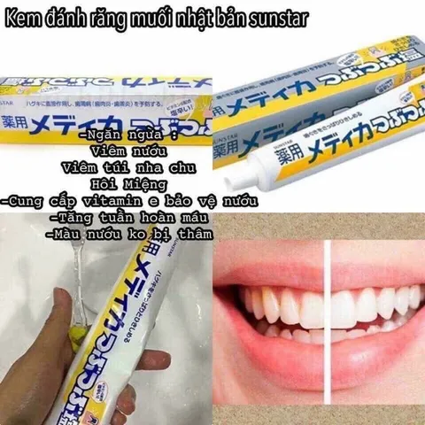 Kem đánh răng muối Sunstar 170g – Nhật Bản