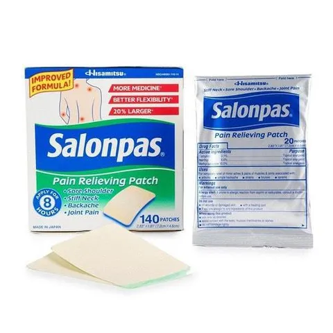 ( xả kho HSD 11/2024 Nội địa Mỹ TÁCH LẺ TÚI 20 MIẾNG )  Miếng dán Salonpas giảm đau  Hitsamitsu Salonpas