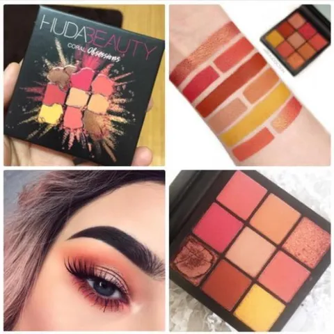 Bảng phấn mắt Huda Beauty Coral Obsessions Palette
