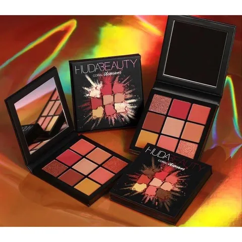 Bảng phấn mắt Huda Beauty Coral Obsessions Palette