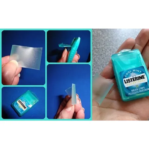 Miếng ngậm thơm miệng, diệt khuẩn Listerine  3 vỉ TỔNG 72 miếng nội địa Mỹ