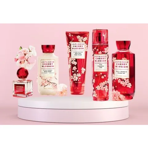 Sữa tắm - dưỡng thể - xịt thơm toàn  Bath & Body Works Shower Gel Japanese Cherry Blossom  MẪU MỚI