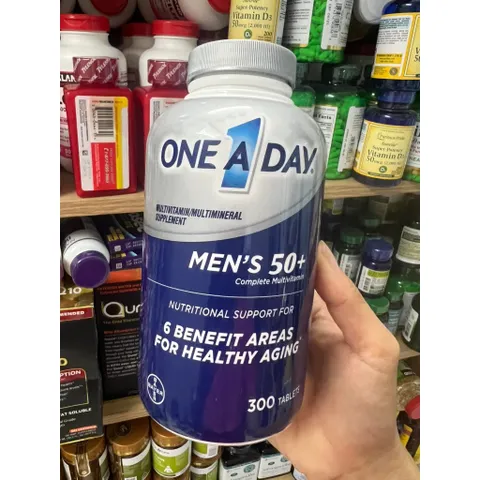 Vitamin tổng hợp cho nam trên 50 tuổi One A Day Men’s 50+ Multivitamin  (Mẫu mới)