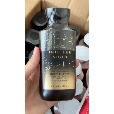 [ MẪU MỚI ] Sữa Dưỡng Thể hương nước hoa Into The Night - Bath and Body Works 236ml