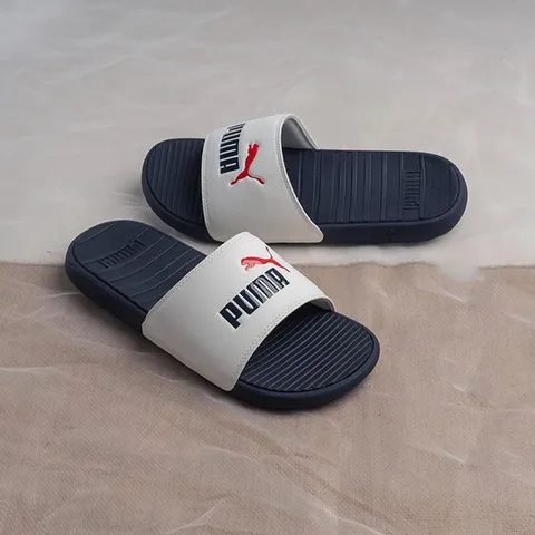 Dép QUAI NGANG Pu.ma Cool Cat Navy/White 371023 15 Màu Trắng - Xanh Navy size 9US