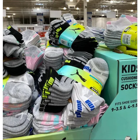 [ TÁCH LẺ 1 ĐÔI ] vớ tất cổ thấp dành cho nữ và trẻ em hàng từ mỹ hiệu P.M Youth size 4-9.5 low cut