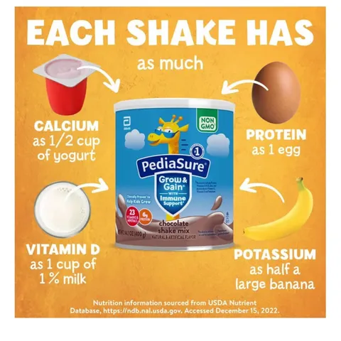 Sữa Pediasure Mỹ 400g vị socola dành cho bé trên 2 tuổi