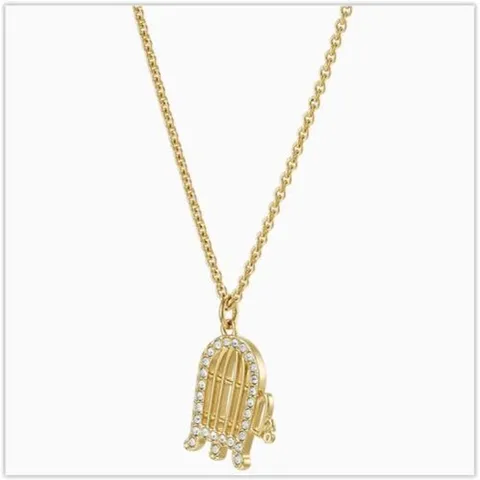 [ XẢ KHO ] Dây chuyền trang sức nữ Swarovski Looney Tunes Tweety Pendant - Multi-colored - Gold-tone Plated - 5487549