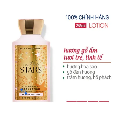 [ MẪU MỚI ] dưỡng thể TOÀN THÂN BATH BODY WORKS IN THE STARS 236ML