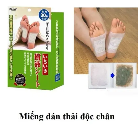 [ XẢ KHO NGHỈ BÁN ] Miếng dán thải độc chân to-plan kenko sheet của Nhật Bản
