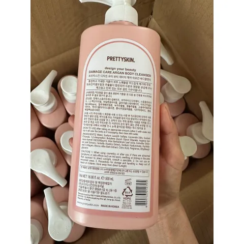 [ XẢ KHO HSD 10 / 12 / 2025 ] Sữa Tắm Pretty Skin Damage Care Argan Body Cleanser 500ml