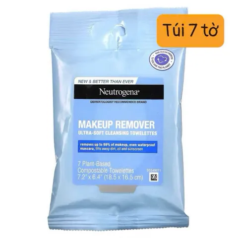 [ GIẤY TẨY TRANG tách sét hàng Costco ]  Giấy Ướt Tẩy Trang Neutrogena Makeup Remover Ultra Soft Towelettes