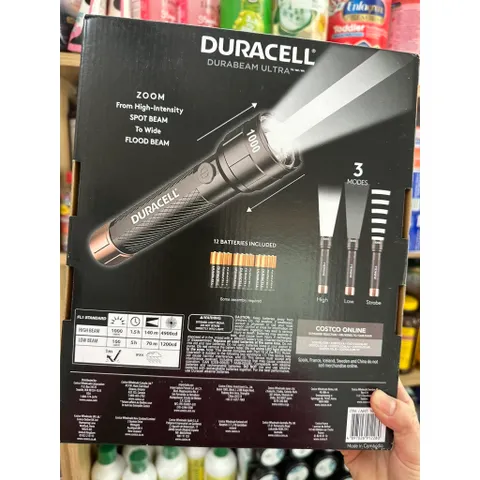 [ tách lẻ 1 cây ] đèn Pin siêu sáng Duracell DURABEAM Ultra LED Flashlight 1000 Lumens MỸ
