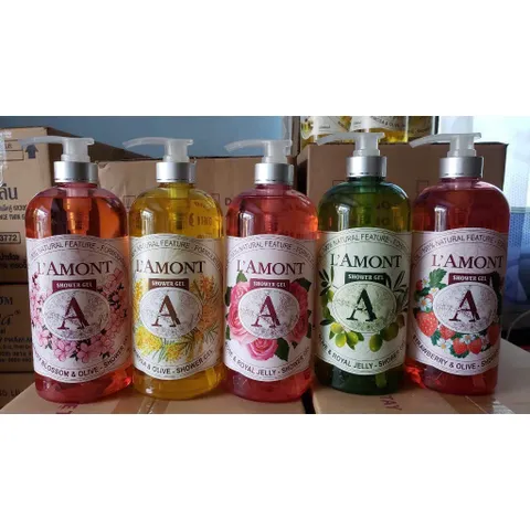 (1000ml) Sữa Tắm hương nước hoa mịn da LAmont En Provence 1000ml/chai