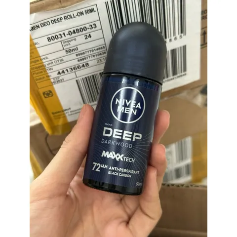 Lăn ngăn mùi Nivea nam - nữ Men Deep Darkwood Anti-Perspirant Black Carbon 72h 50ml.