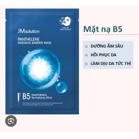 Mặt Nạ Dưỡng Ẩm Và Làm Dịu Da B5 JMsolution Panthelene Intensive Barrier Mask 30ml