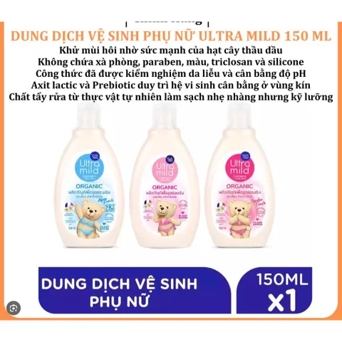 Dung Dịch Vệ Sinh Phụ Nữ Ultra Mild 150ml