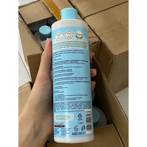 [ HSD TRONG PHẦN MÔ TẢ ] Dầu gội Đức Balea Natural Beauty chiết xuất thiên nhiên 400ml hương hoa dâm bụt và dừa