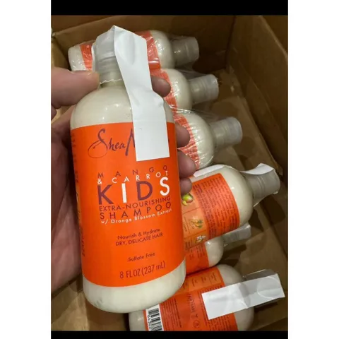 DẦU GỘI  HƯƠNG XOÀI & CÀ RỐT DÀNH CHO TRẺ EM - SHEAMOISTURE MANGO & CARROT KIDS EXTRA- NOURISHING SHAMPOO 237ML