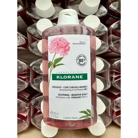 [ XẢ KHO ] Klorane Shampoo With Peony - Dầu Gội Chiết Xuất Hoa Mẫu Đơn Cho Da Đầu Khô & Ngứa 400ml