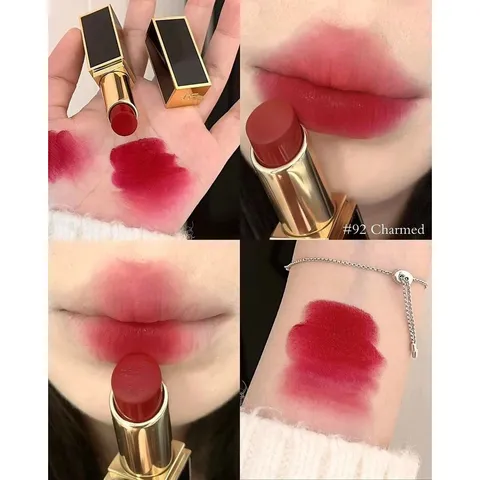 [ XẢ KHO SẢN XUẤT THÁNG 06/2022 ] Son  Lip Color Satin Matte 3.3g - màu 92 Charmed Đỏ Cherry