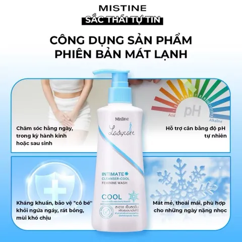 ( 400ml chai vòi ) Dung dịch vệ sinh phụ nữ Mistine Thái Lan dành cho da nhạy cảm