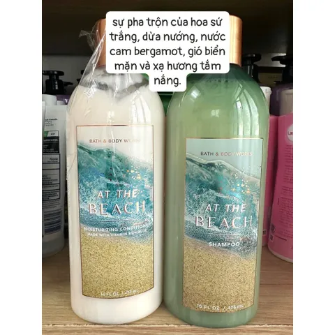 Bộ Dầu gội và dầu xả dưỡng ẩm  của Bath & Body Works 473ml * 2 chai đủ mùi Mỹ