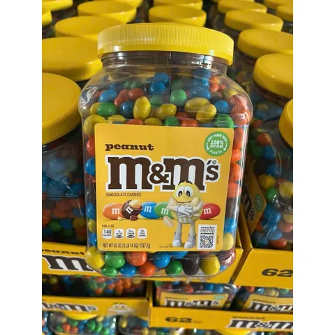 ( hsd tháng 08.2026 ) HỘP KẸO Sô cô la M & M nhân đậu phộng NỘI ĐỊA MỸ
