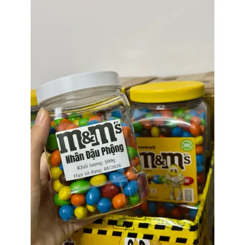 ( hsd tháng 08.2026 ) HỘP KẸO Sô cô la M & M nhân đậu phộng NỘI ĐỊA MỸ