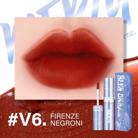 Son Kem Lì Không Trôi Lem Merzy The First Velvet Tint 4.5g V6 BLUE DREAM FIRENZE NEGRONI