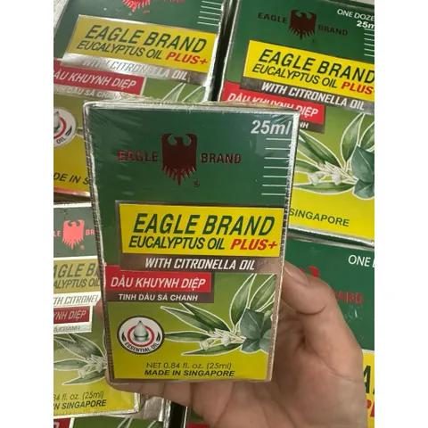 Dầu Khuynh Diệp Eagle Brand Eucalyptus Oil Plus+ with Citronella Oil 25ml