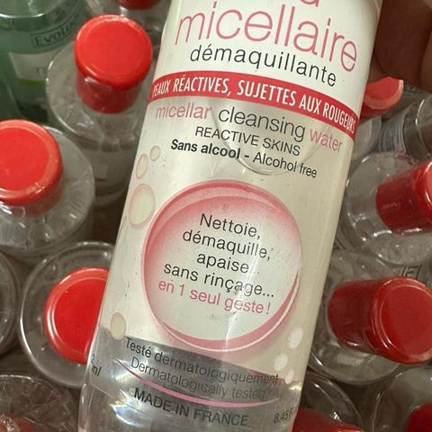 sản phẩm Micellar Démiquillante  250ml - Nước tẩy trang cho da nhạy cảm, không cồn, thử nghiệm da liễu Pháp