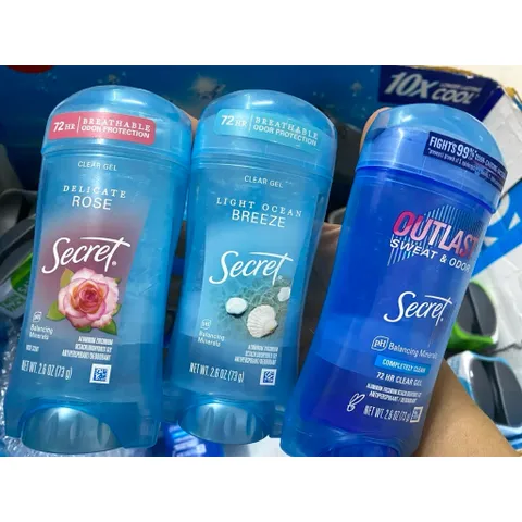 [ nhiều mùi giao ngẫu nhiên ] lăn khử mùi dạng gel trong suốt hiệu Secret 73gr